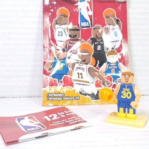 NBA Series 1 OYO Sports Blocks Stephen Curry Golden State Warriors Mini Figure - Picture 2 of 3